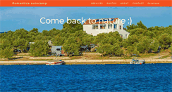 Desktop Screenshot of camp-romantica.com